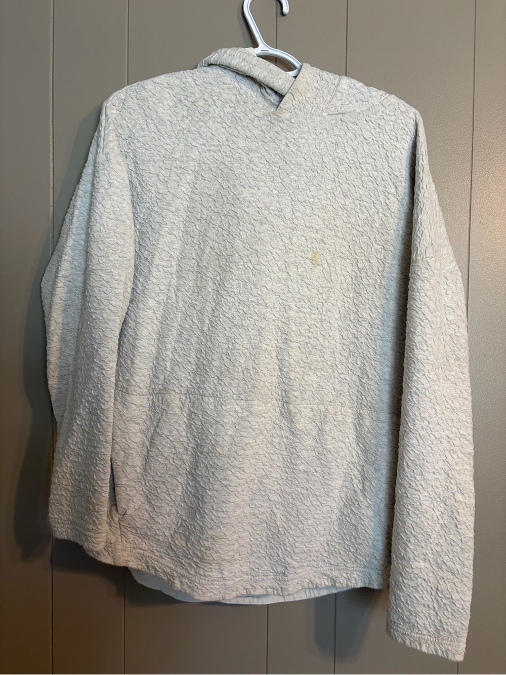Cozy Women's Light Cream Crewneck Sweater Hoodie